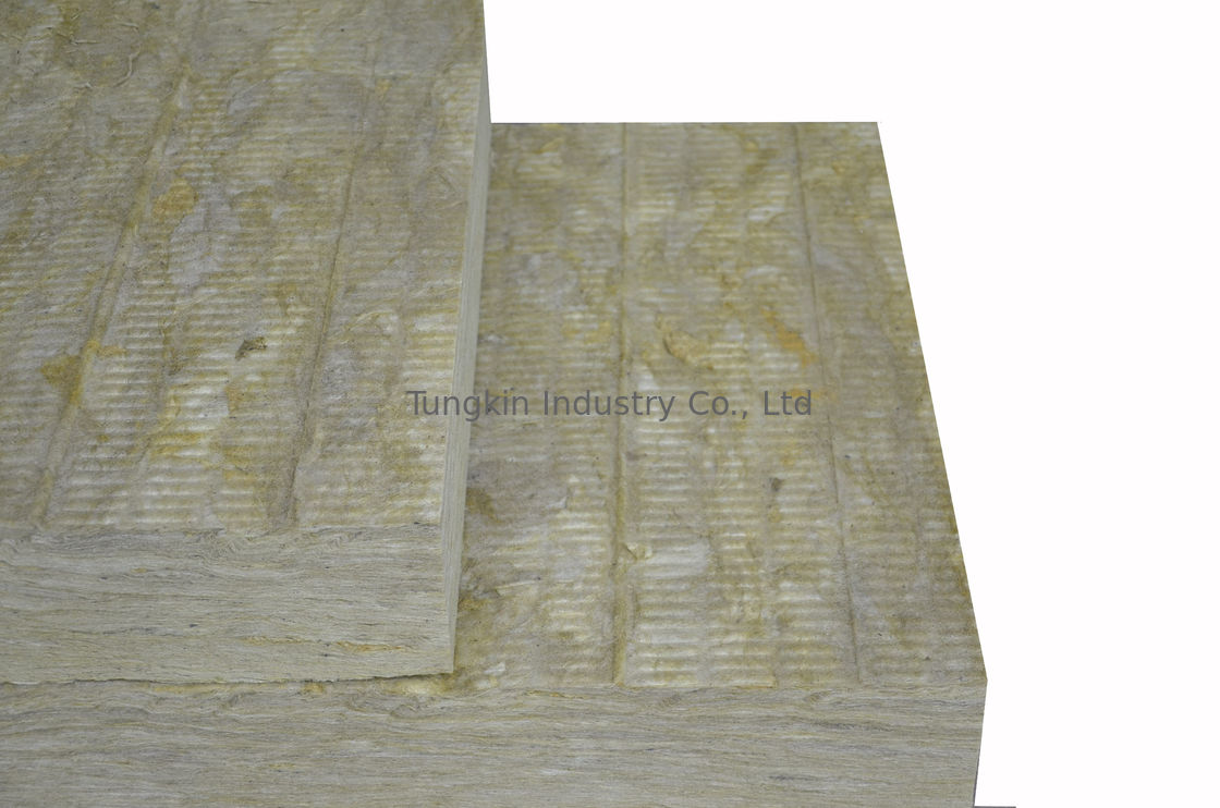 Rigid Rockwool Insulation Board , High Strength Roofing Insulation Board
