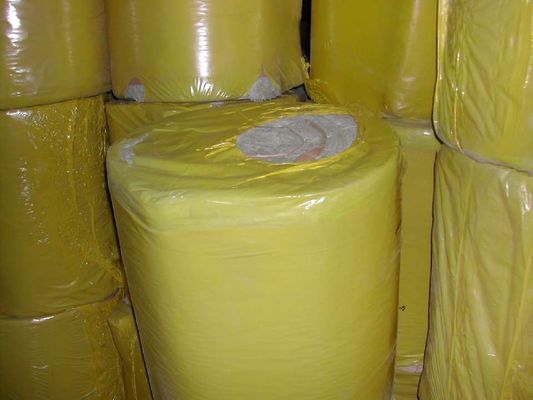 Yellow stonewool Insulation Blanket ，Building Mineral Wool Blanket